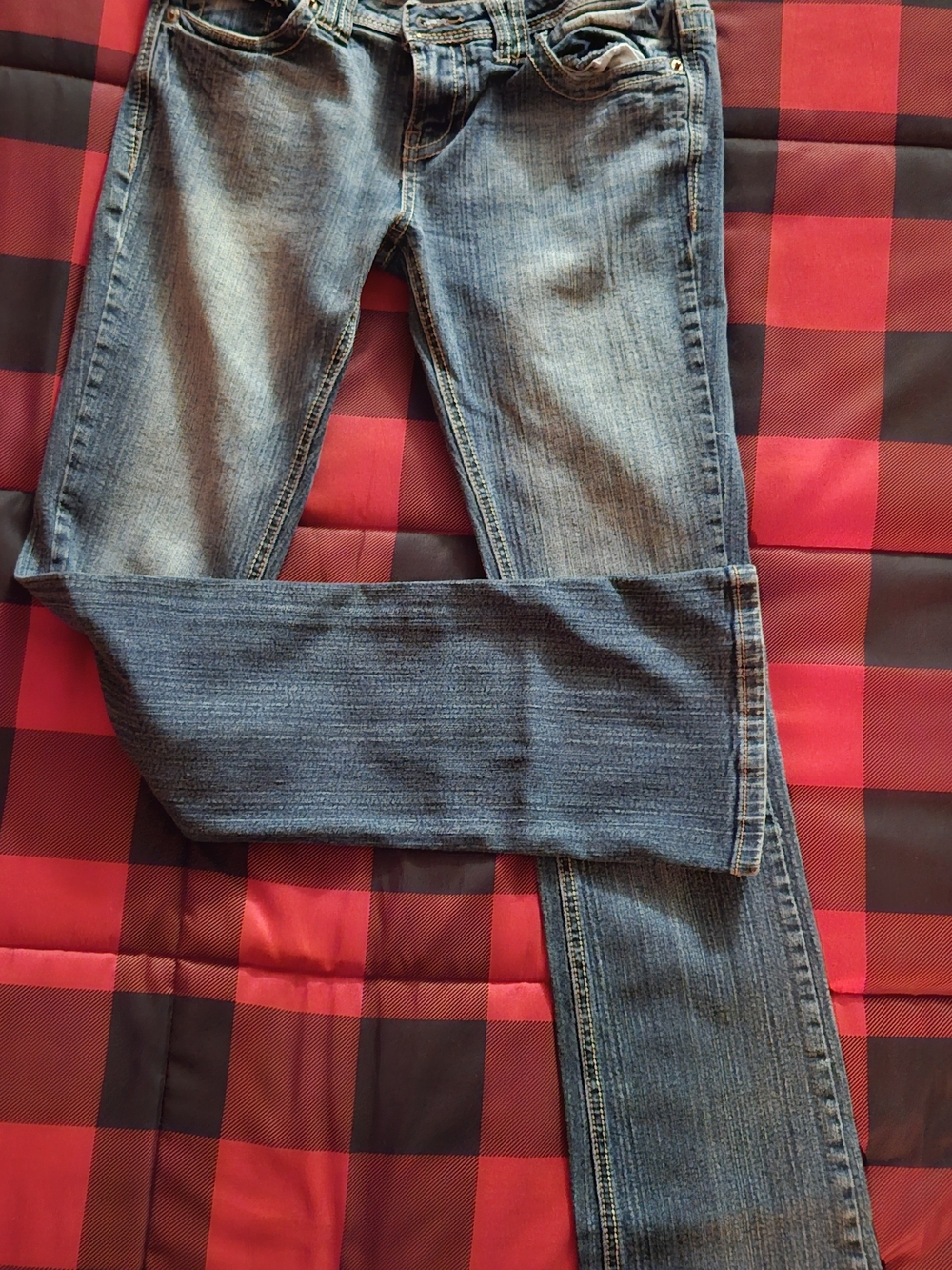 Rue21 Women's 5/6 Slim Boot Blue Jeans